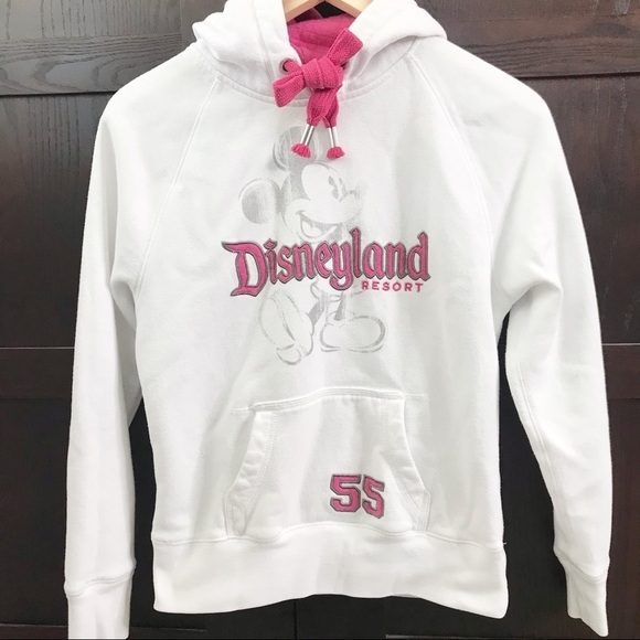Disney Tops - Disney Parks Disneyland white hoodie sz XS